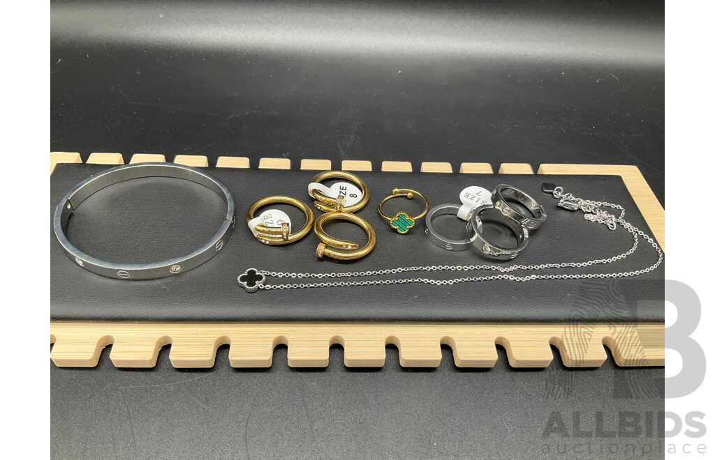 Assorted Costume Jewellery - Lot of 9