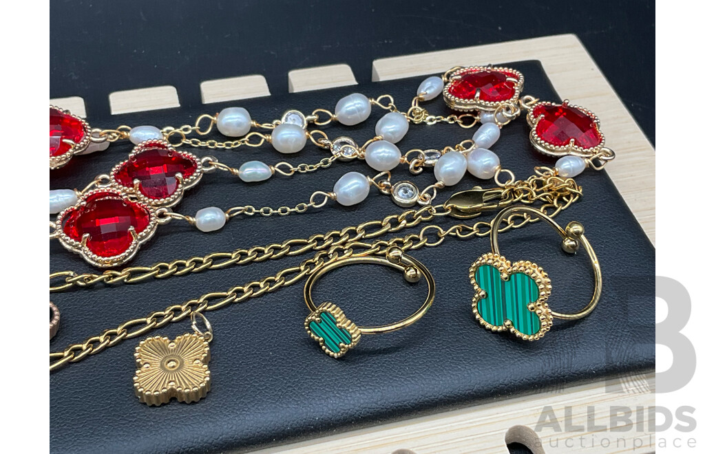 Assorted Costume Jewellery - Lot of 9