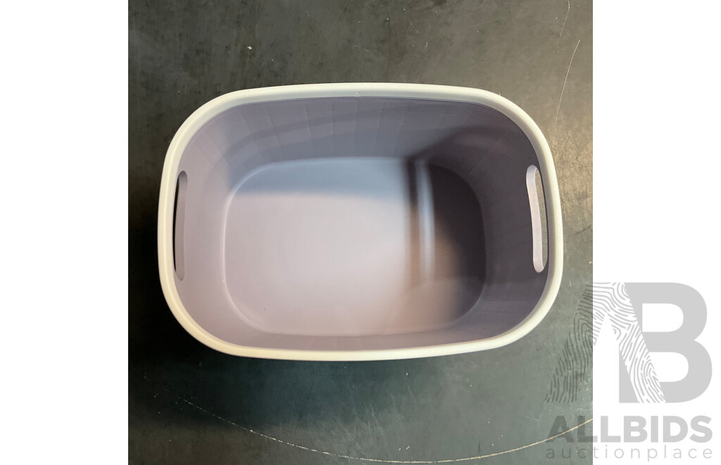 Plastic Storage Basket - Purple - Lot of 60