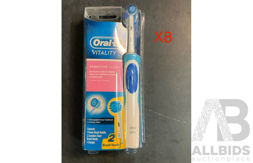 Oral-B Sensitive Clean Rechargeable Toothbrush X8