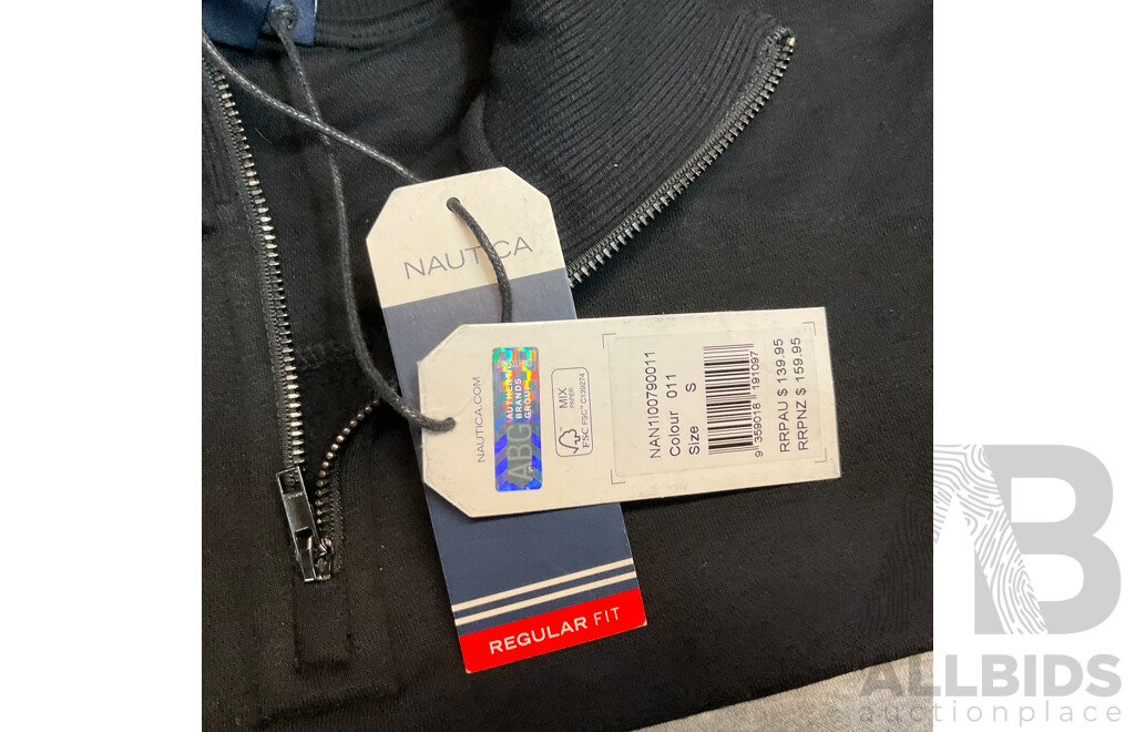 NAUTICA Size S Shorts & Sweater and POLO Size S T-shirt - Lot of 3