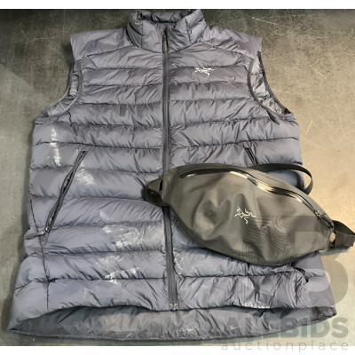 ARC'TERYX Size M Vest & Commute Bag - Lot of 2
