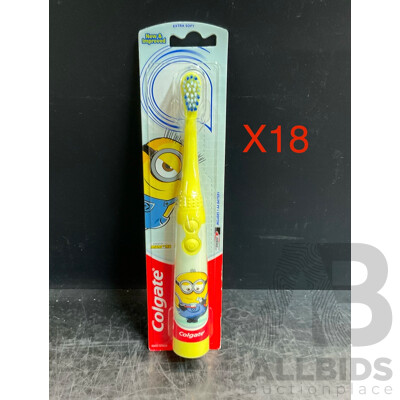 Colgate Minions Kids Powered Toothbrush X18