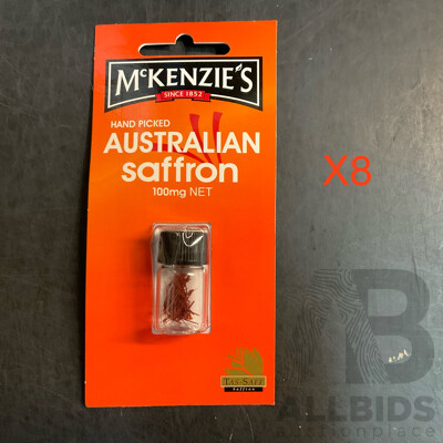McKenzie's Saffron 100mg  - Lot of 8