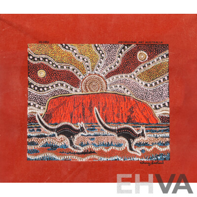 Artist Unknown, (20th Century, Indigenous-Australian), Golden Wattle, Lovely Original Acrylic on Canvas, 63 x 25 cm (3)