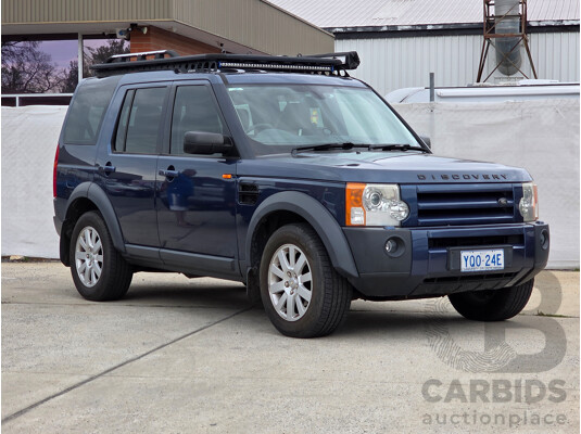 8/2006 Land Rover Discovery 3 HSE 4d Wagon Blue Turbo Diesel 2.7L - 7 Seats