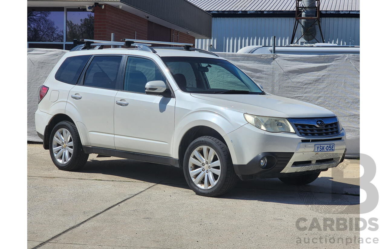 7/2011 Subaru Forester XS MY11 4d Wagon White 2.5L