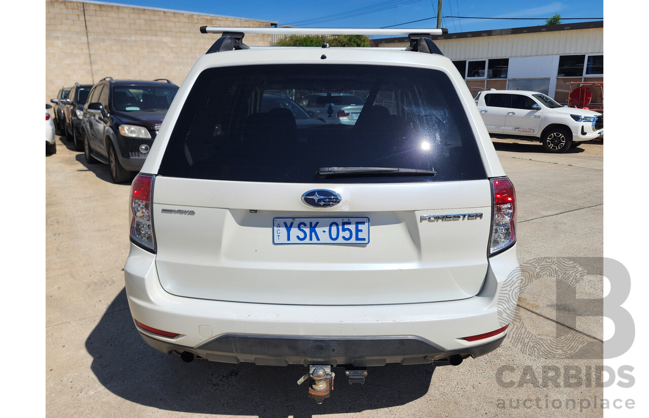 7/2011 Subaru Forester XS MY11 4d Wagon White 2.5L