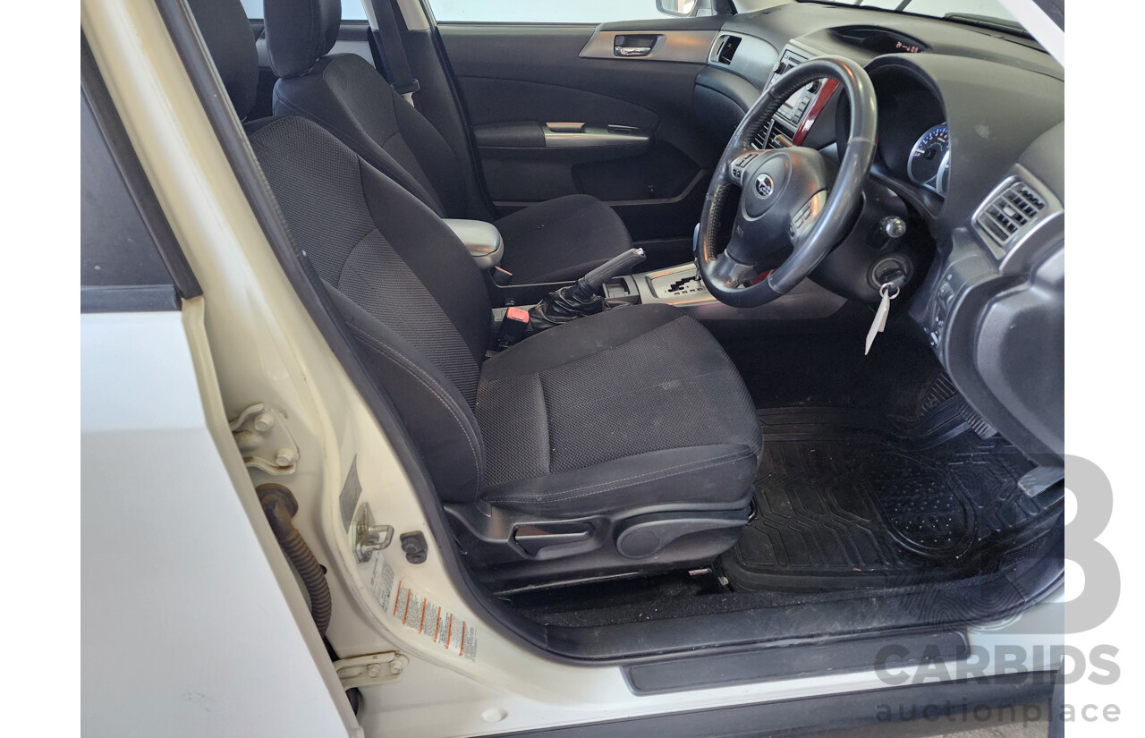7/2011 Subaru Forester XS MY11 4d Wagon White 2.5L