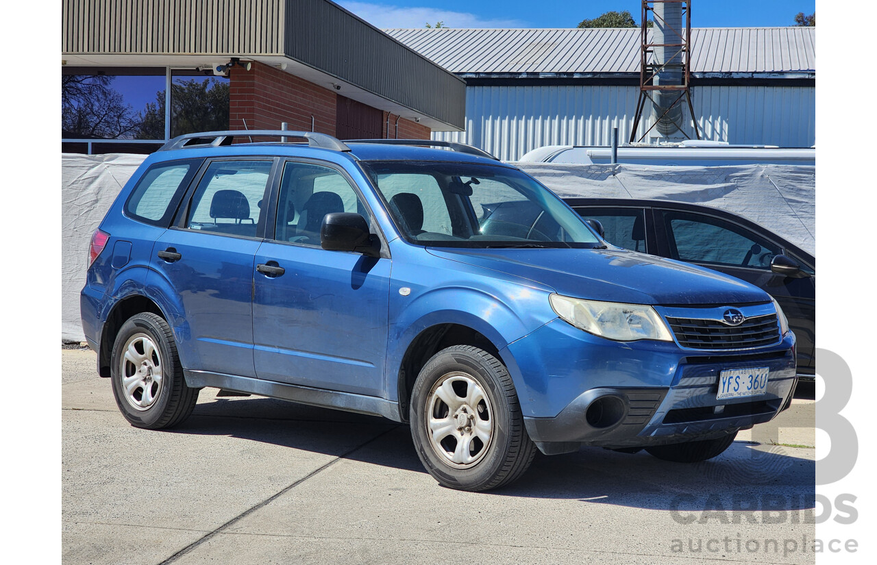 9/2008 Subaru Forester X MY09 4d Wagon Blue 2.5L