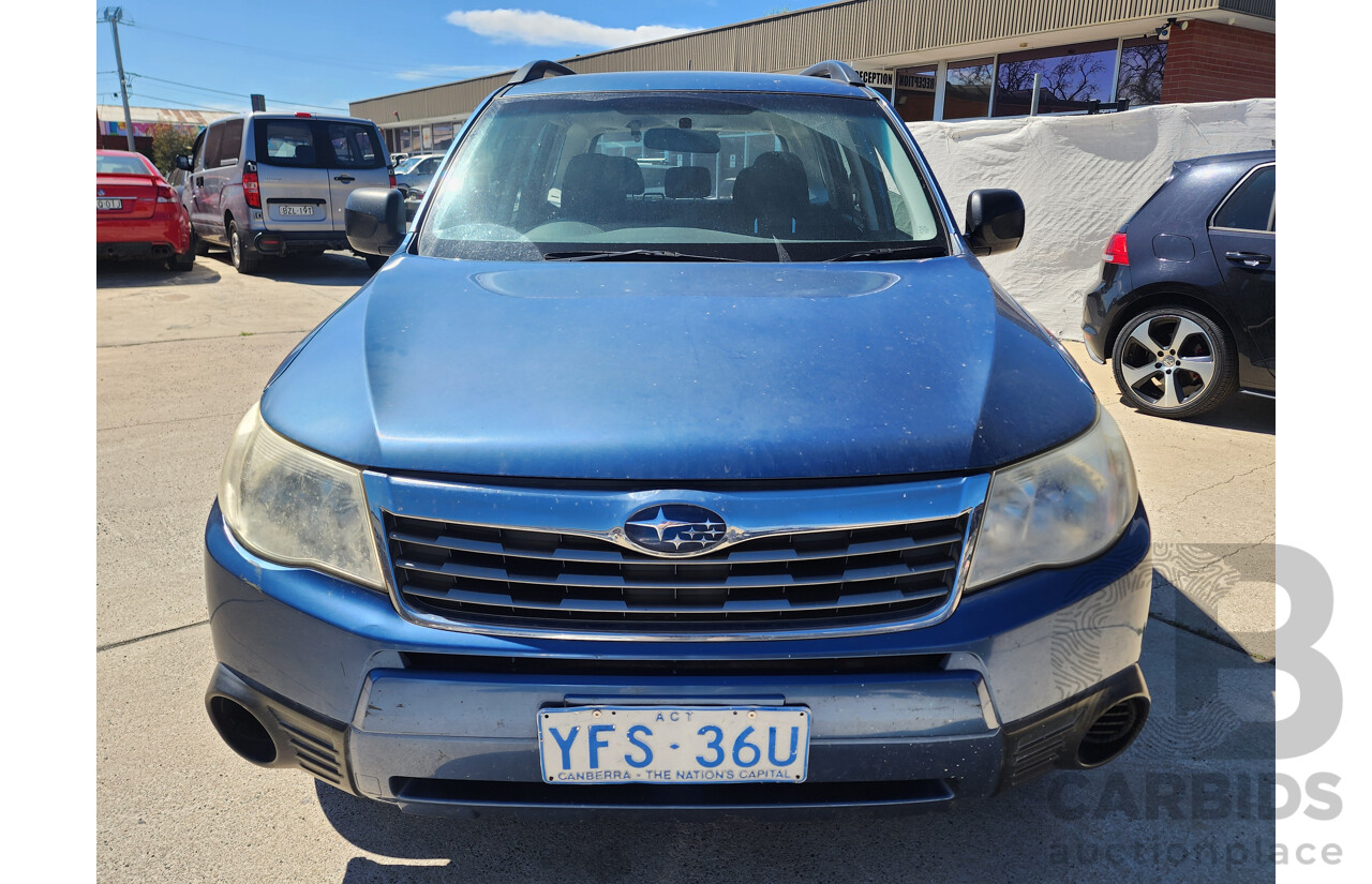 9/2008 Subaru Forester X MY09 4d Wagon Blue 2.5L