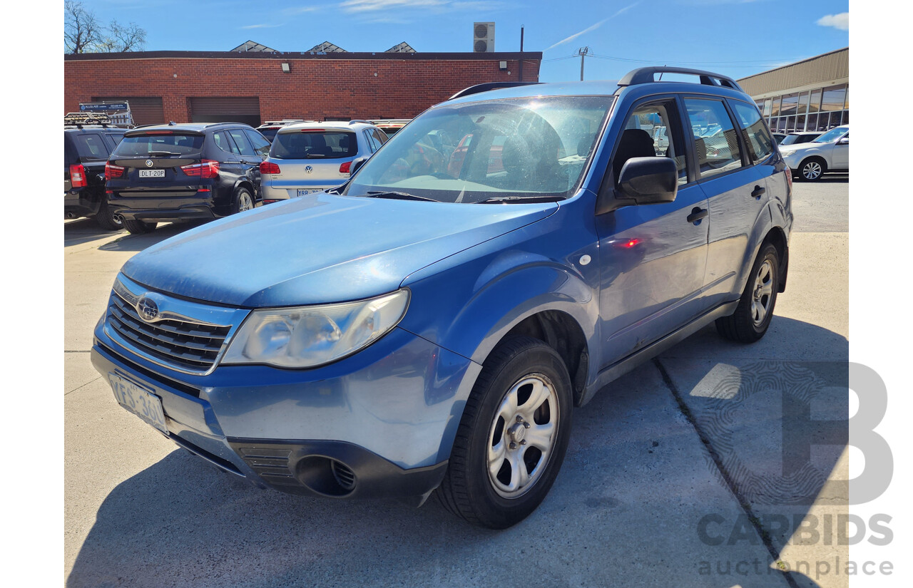 9/2008 Subaru Forester X MY09 4d Wagon Blue 2.5L