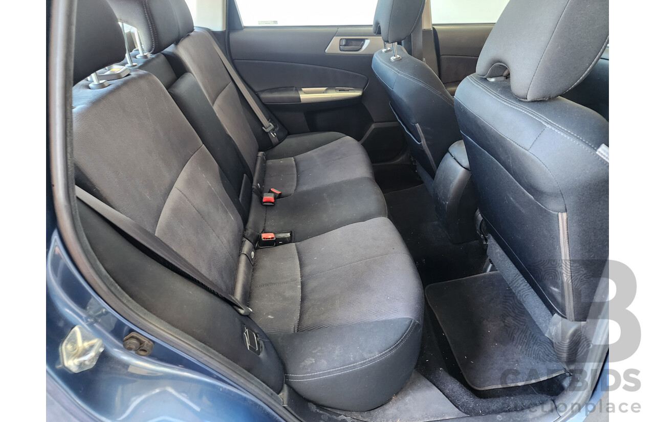 9/2008 Subaru Forester X MY09 4d Wagon Blue 2.5L