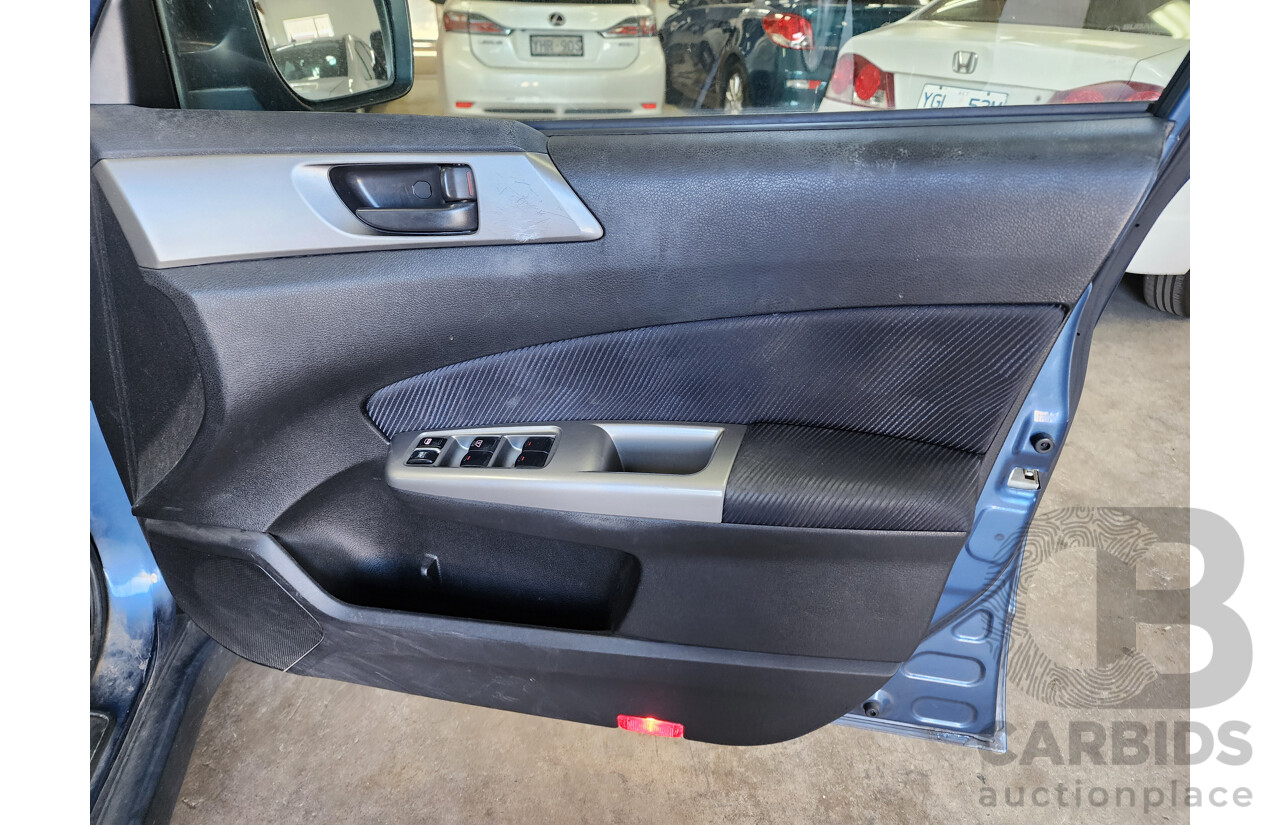 9/2008 Subaru Forester X MY09 4d Wagon Blue 2.5L