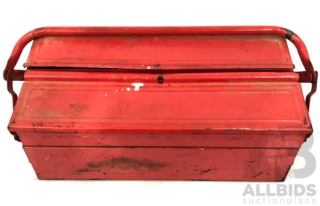 Cantilever Toolbox and Various Hand Tools