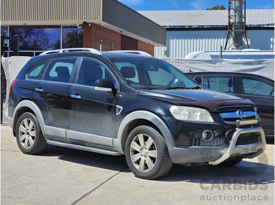 9/2007 Holden Captiva LX (4x4) CG 4d Wagon Black 2.0L