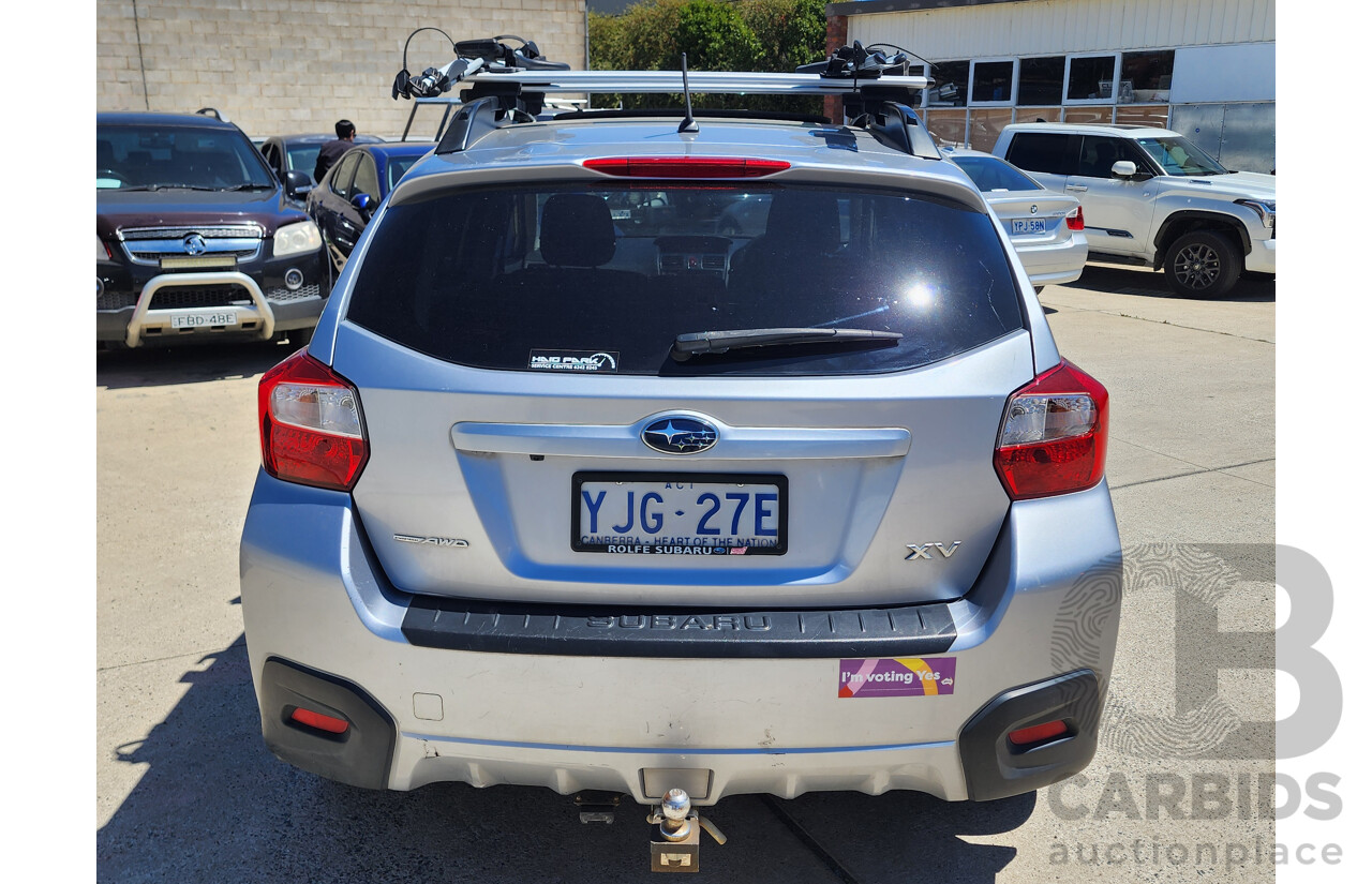 2/2013 Subaru XV 2.0i-L MY13 4d Wagon Silver 2.0L