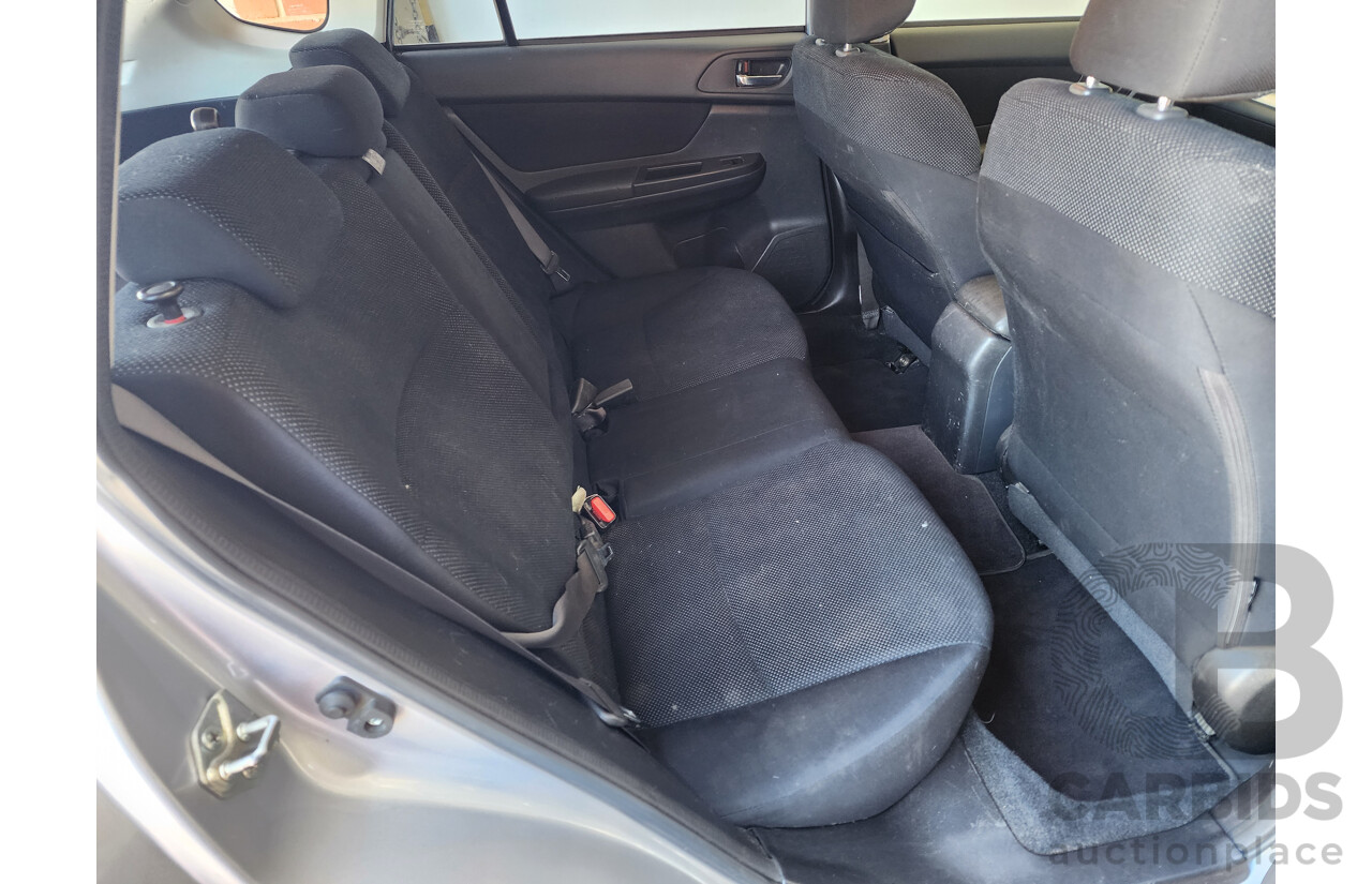 2/2013 Subaru XV 2.0i-L MY13 4d Wagon Silver 2.0L