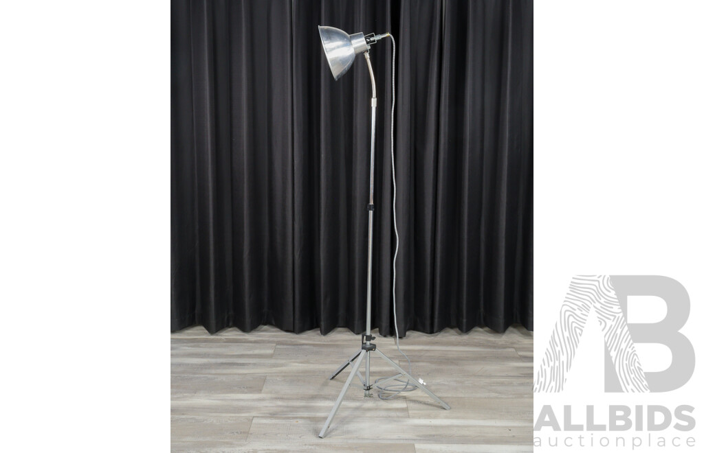 Vintage Chrome Floor Lamp