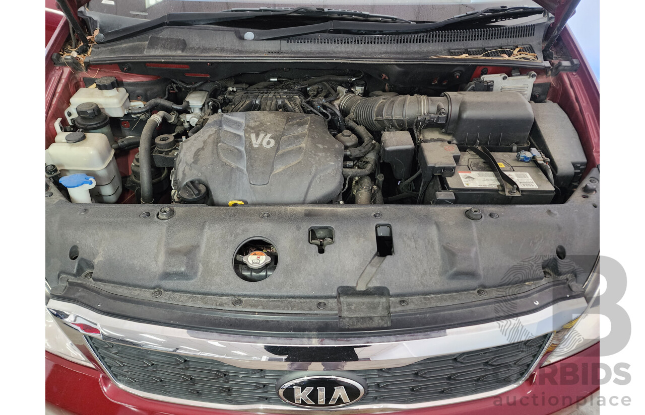 11/2013 Kia Grand Carnival Si VQ MY13 4d Wagon Maroon 3.5L