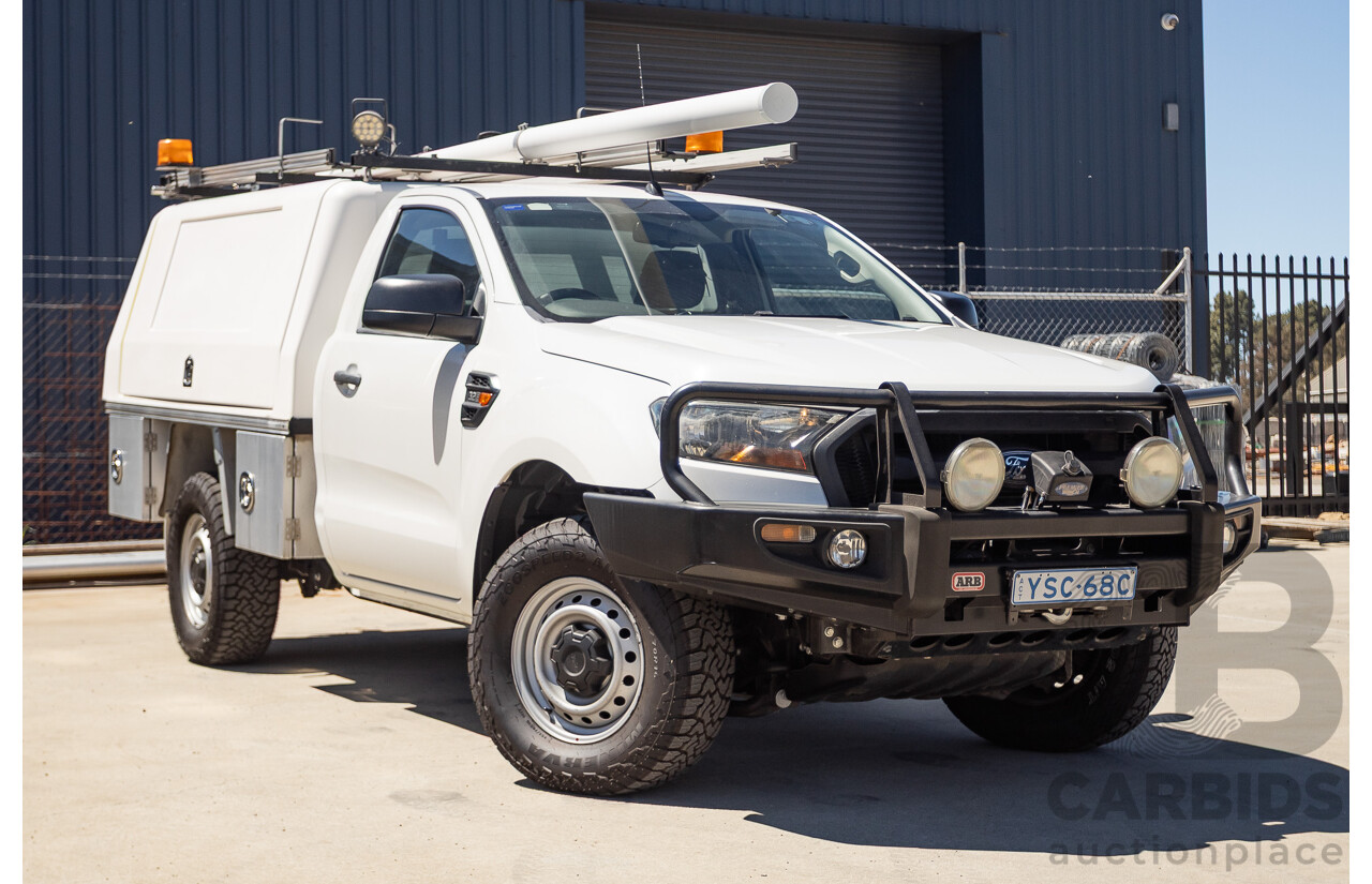 02/2018 Ford Ranger XL 3.2 (4x4) PX MKII MY18 C/Chas White Turbo Diesel 3.2L