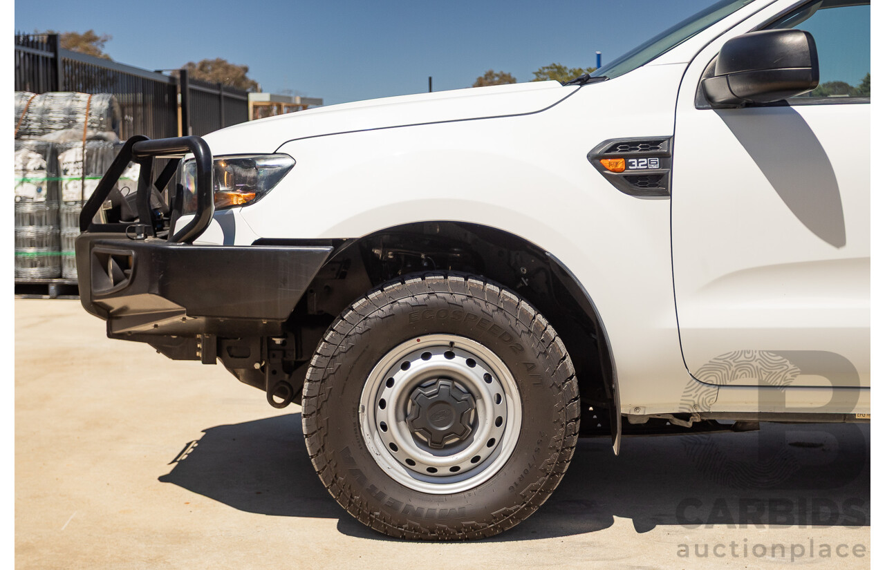 02/2018 Ford Ranger XL 3.2 (4x4) PX MKII MY18 C/Chas White Turbo Diesel 3.2L