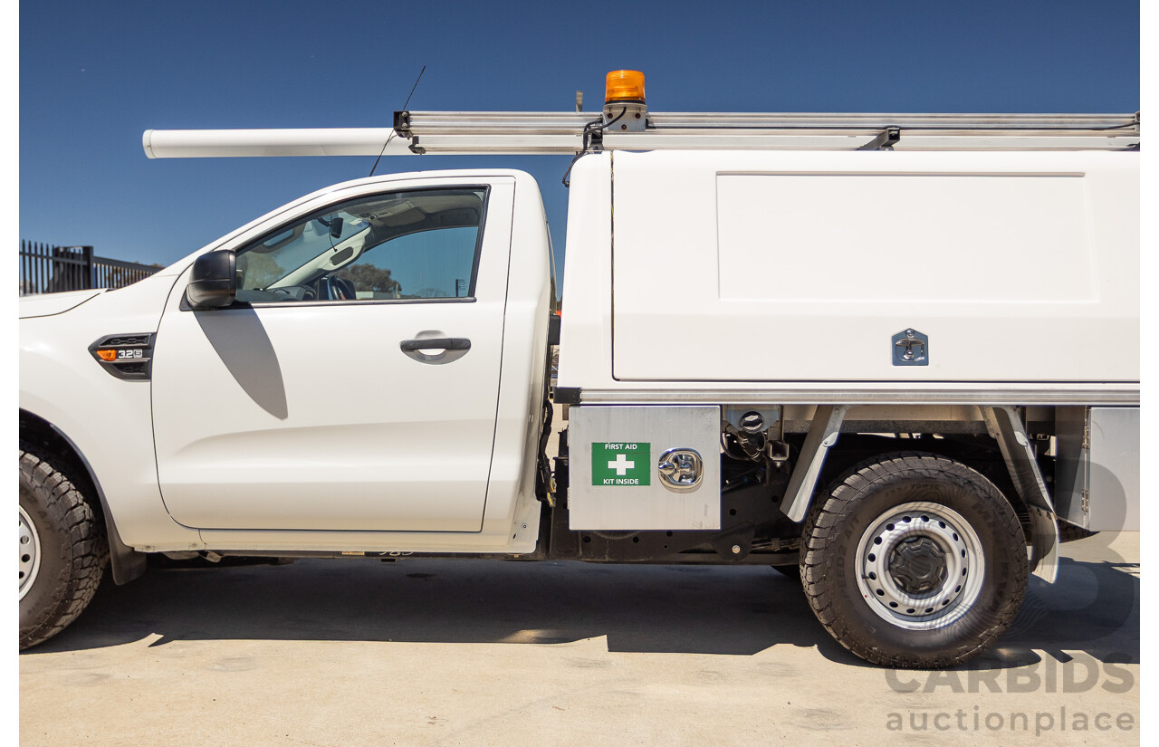 02/2018 Ford Ranger XL 3.2 (4x4) PX MKII MY18 C/Chas White Turbo Diesel 3.2L