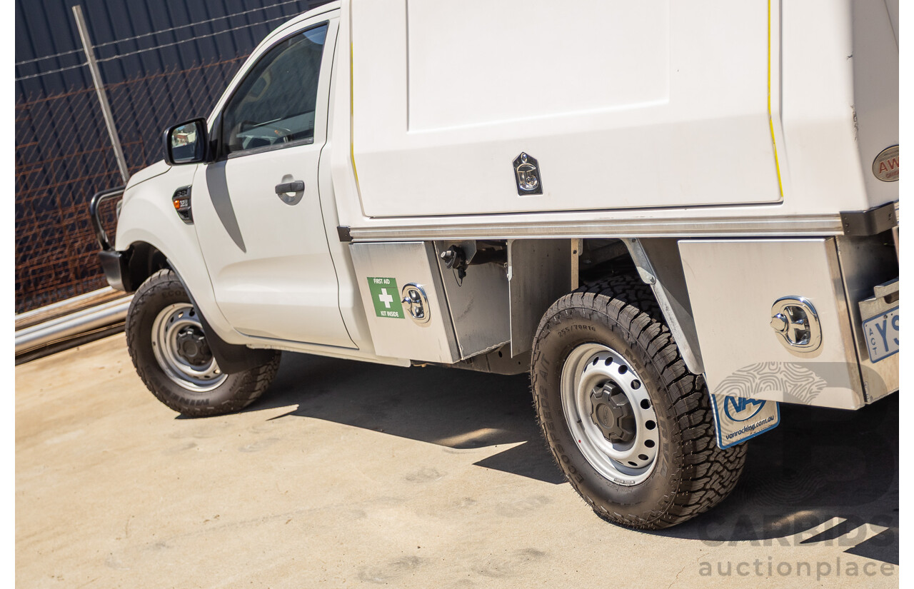 02/2018 Ford Ranger XL 3.2 (4x4) PX MKII MY18 C/Chas White Turbo Diesel 3.2L