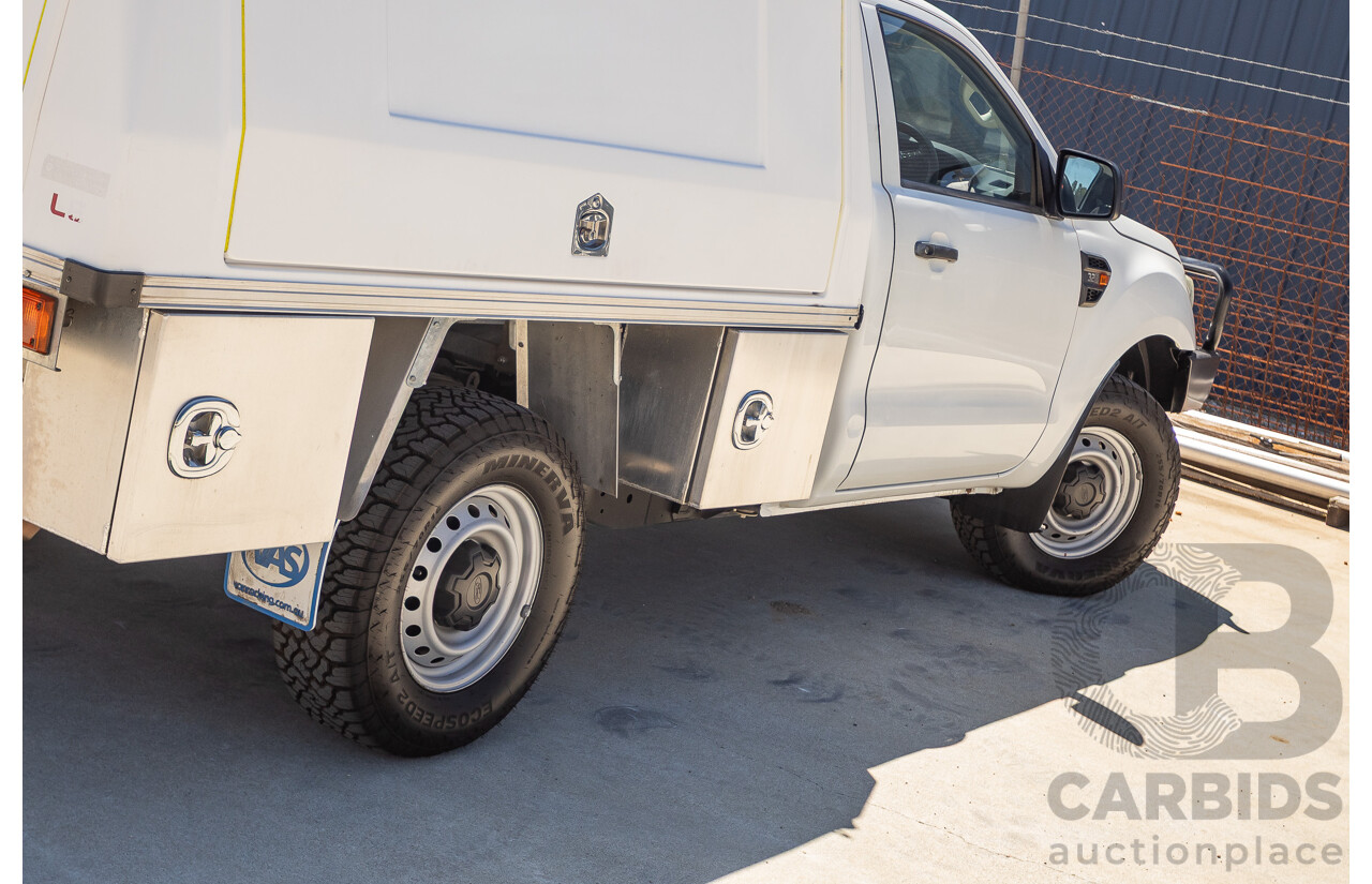 02/2018 Ford Ranger XL 3.2 (4x4) PX MKII MY18 C/Chas White Turbo Diesel 3.2L