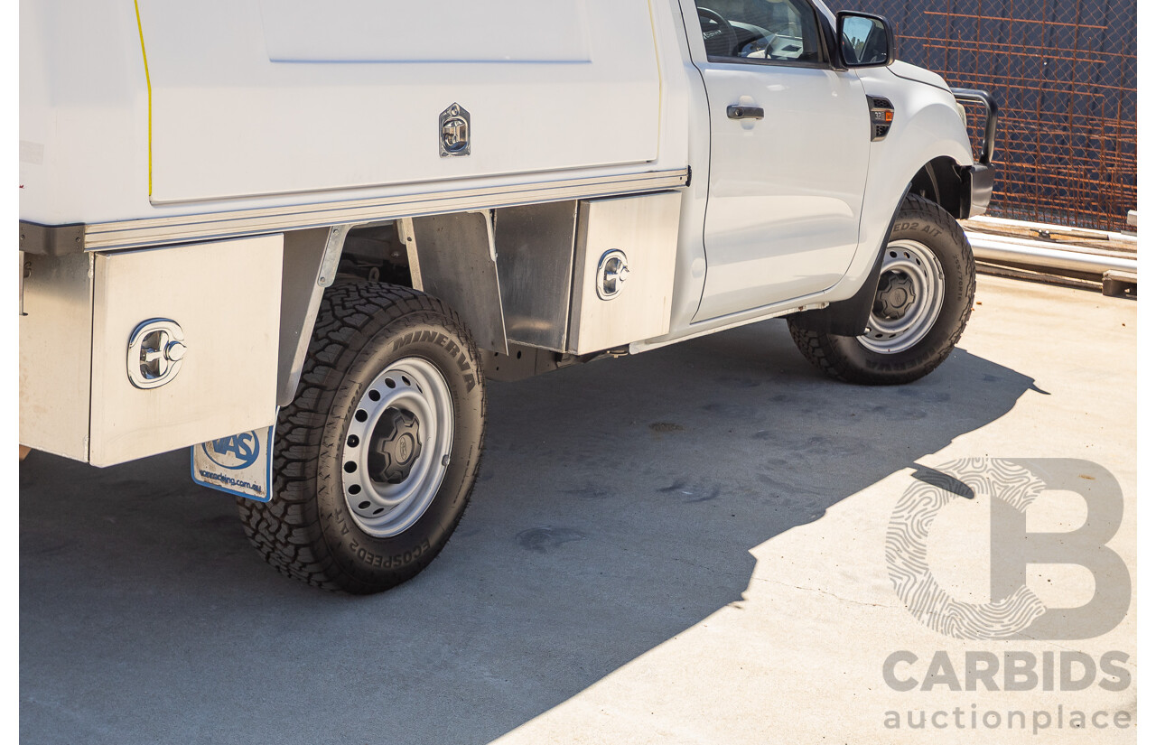 02/2018 Ford Ranger XL 3.2 (4x4) PX MKII MY18 C/Chas White Turbo Diesel 3.2L