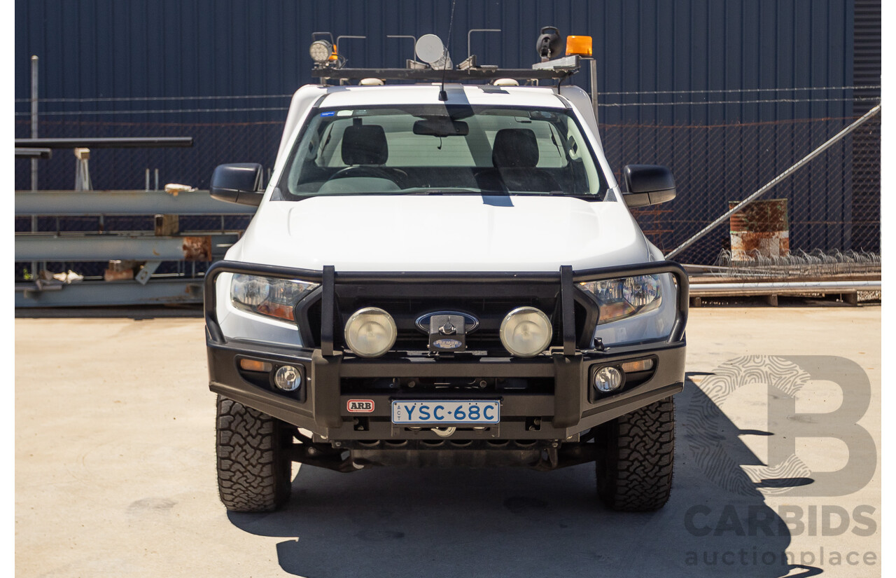 02/2018 Ford Ranger XL 3.2 (4x4) PX MKII MY18 C/Chas White Turbo Diesel 3.2L