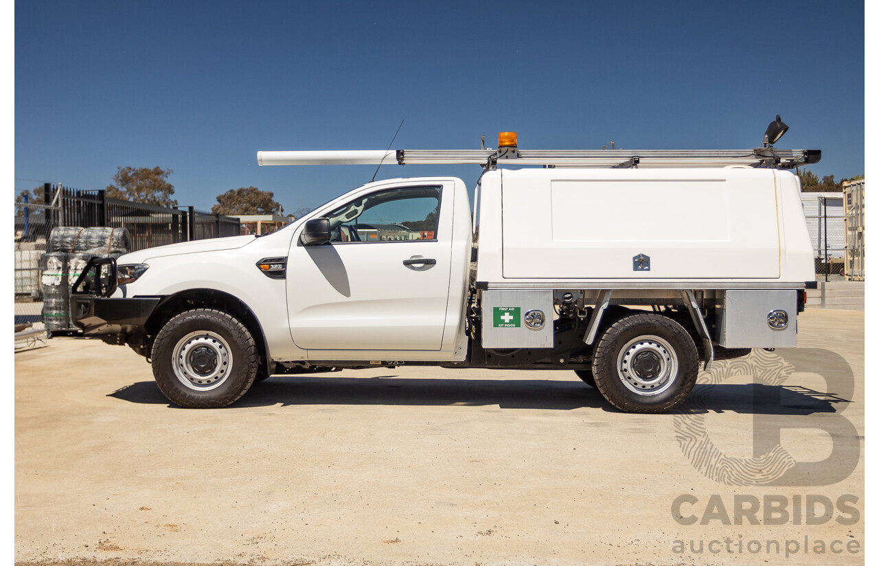 02/2018 Ford Ranger XL 3.2 (4x4) PX MKII MY18 C/Chas White Turbo Diesel 3.2L