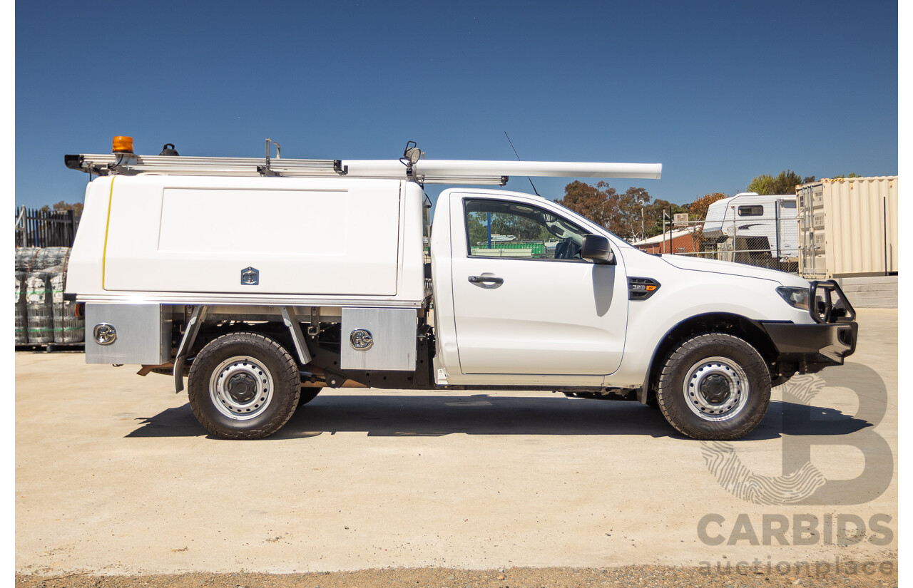 02/2018 Ford Ranger XL 3.2 (4x4) PX MKII MY18 C/Chas White Turbo Diesel 3.2L