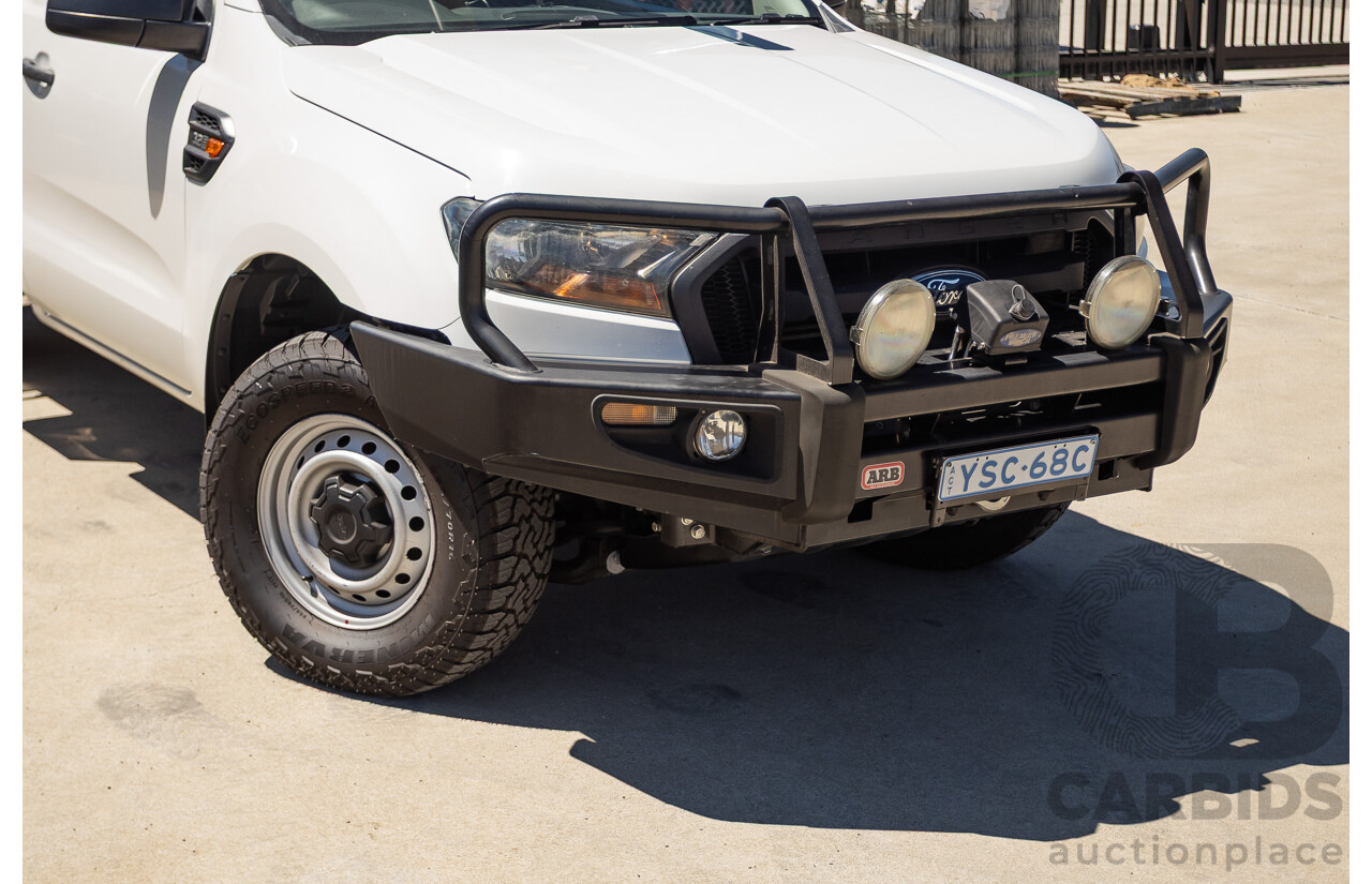 02/2018 Ford Ranger XL 3.2 (4x4) PX MKII MY18 C/Chas White Turbo Diesel 3.2L