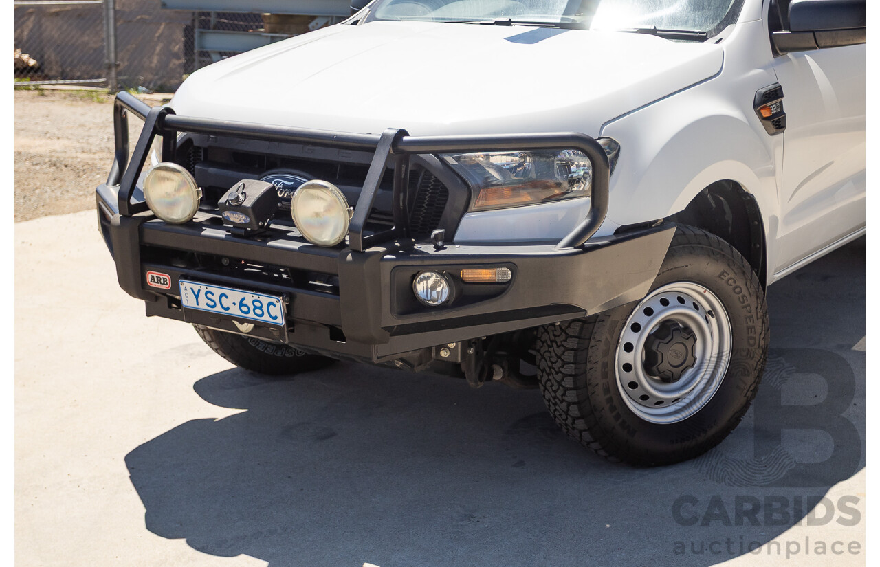 02/2018 Ford Ranger XL 3.2 (4x4) PX MKII MY18 C/Chas White Turbo Diesel 3.2L