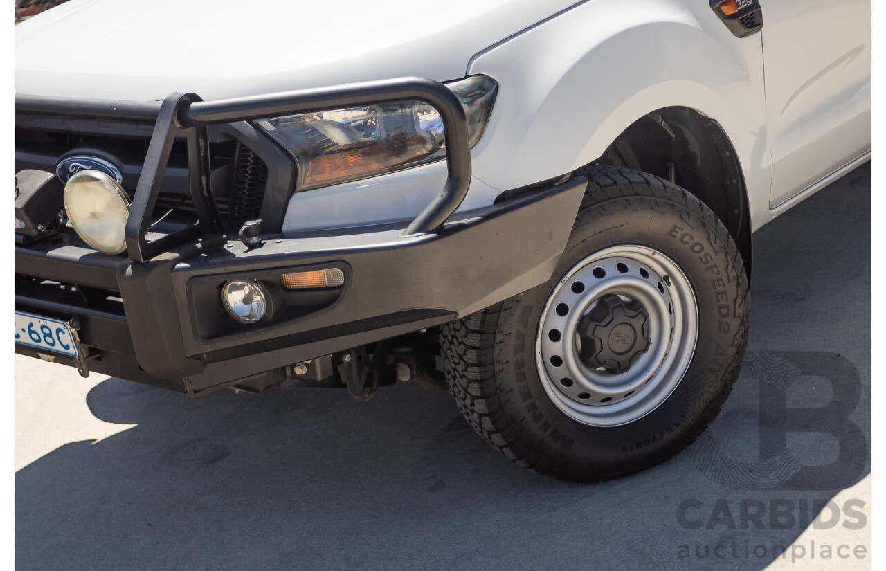 02/2018 Ford Ranger XL 3.2 (4x4) PX MKII MY18 C/Chas White Turbo Diesel 3.2L