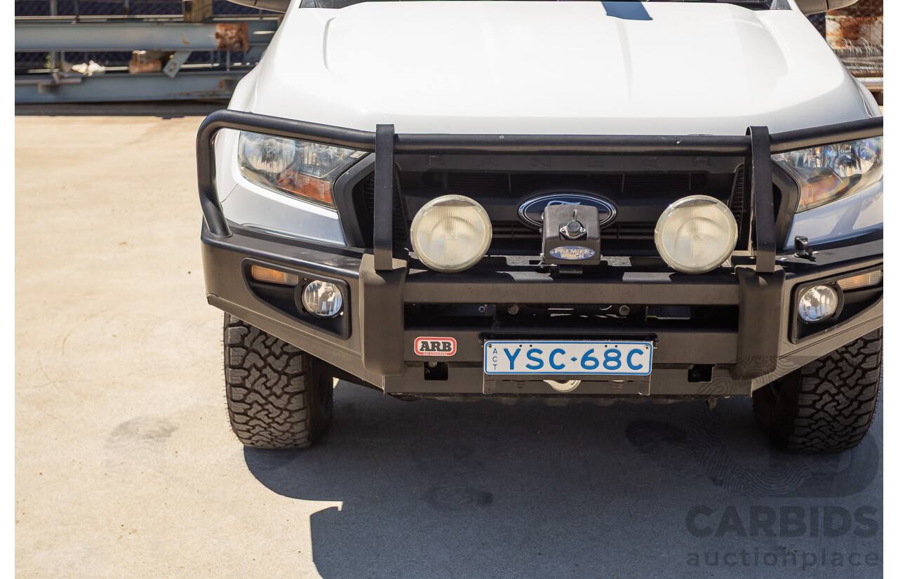 02/2018 Ford Ranger XL 3.2 (4x4) PX MKII MY18 C/Chas White Turbo Diesel 3.2L