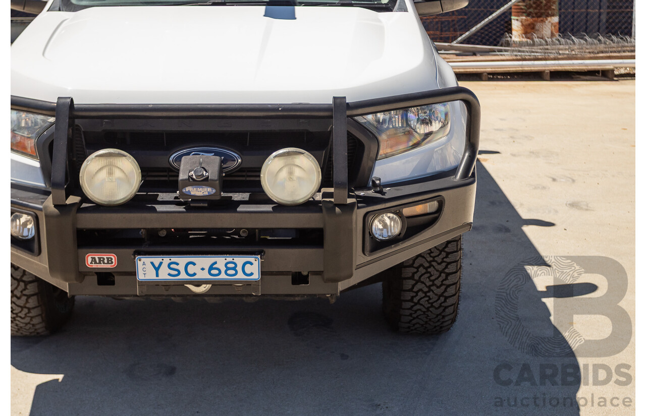 02/2018 Ford Ranger XL 3.2 (4x4) PX MKII MY18 C/Chas White Turbo Diesel 3.2L