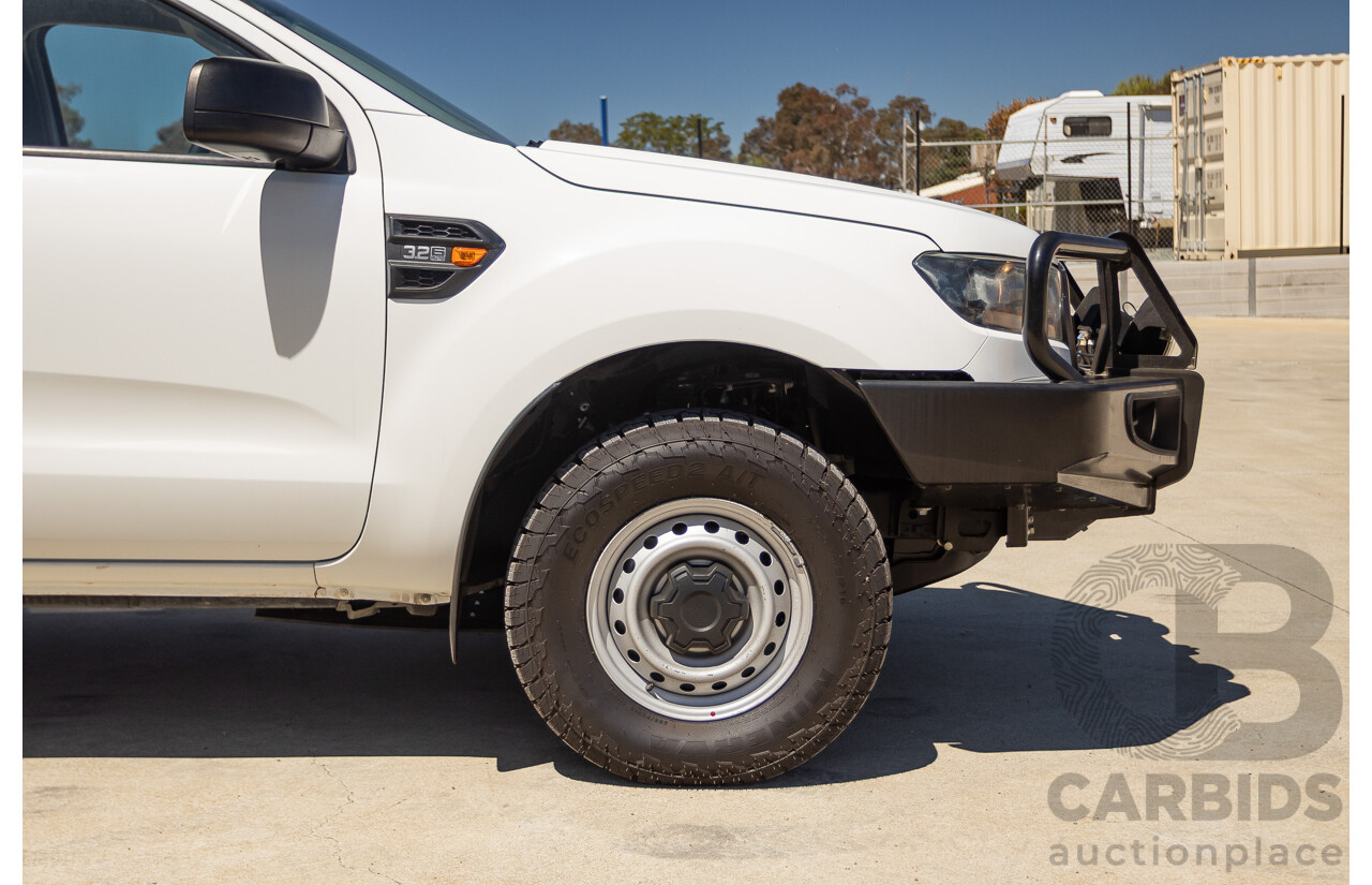 02/2018 Ford Ranger XL 3.2 (4x4) PX MKII MY18 C/Chas White Turbo Diesel 3.2L