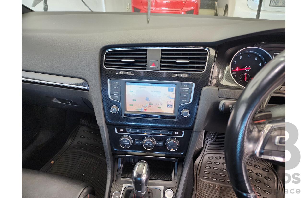 7/2015 Volkswagen Golf GTi AU MY15 5d Hatchback Black 2.0L