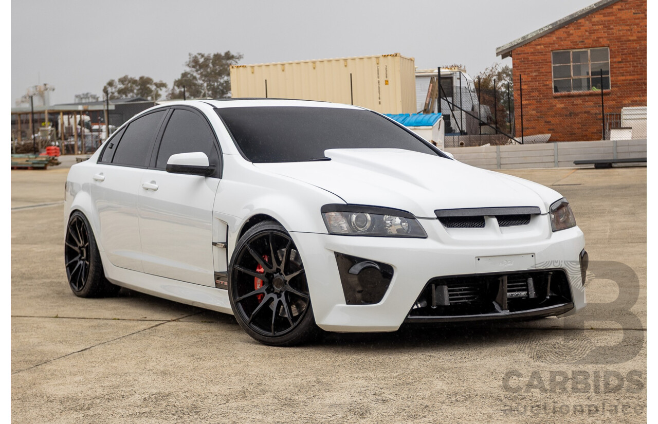 6/2009 Holden Special Vehicles HSV VE GTS MY08 Upgrade Build Number #960 4d Sedan White Turbocharged V8 1100hp+