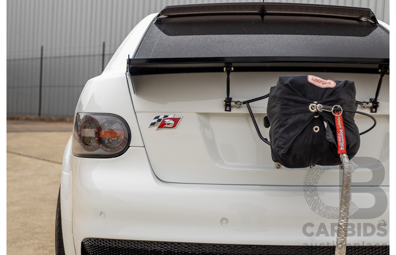 6/2009 Holden Special Vehicles HSV VE GTS MY08 Upgrade Build Number #960 4d Sedan White Turbocharged V8 1100hp+