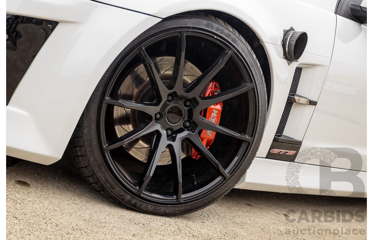 6/2009 Holden Special Vehicles HSV VE GTS MY08 Upgrade Build Number #960 4d Sedan White Turbocharged V8 1100hp+