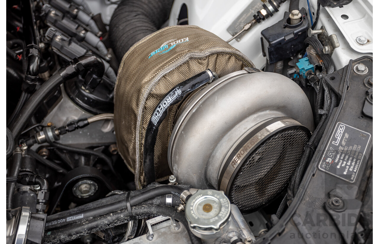 6/2009 Holden Special Vehicles HSV VE GTS MY08 Upgrade Build Number #960 4d Sedan White Turbocharged V8 1100hp+