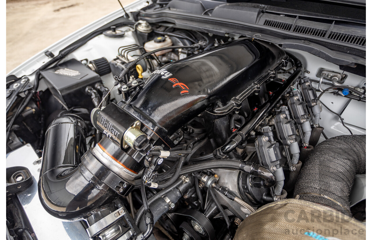 6/2009 Holden Special Vehicles HSV VE GTS MY08 Upgrade Build Number #960 4d Sedan White Turbocharged V8 1100hp+