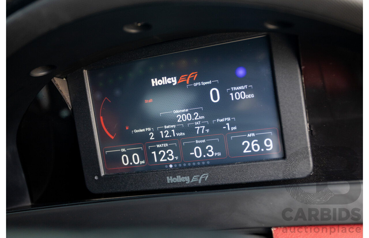 6/2009 Holden Special Vehicles HSV VE GTS MY08 Upgrade Build Number #960 4d Sedan White Turbocharged V8 1100hp+