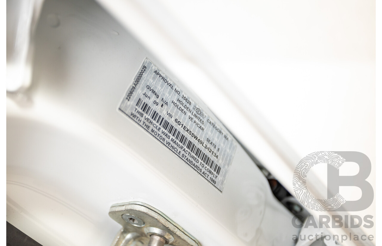 6/2009 Holden Special Vehicles HSV VE GTS MY08 Upgrade Build Number #960 4d Sedan White Turbocharged V8 1100hp+