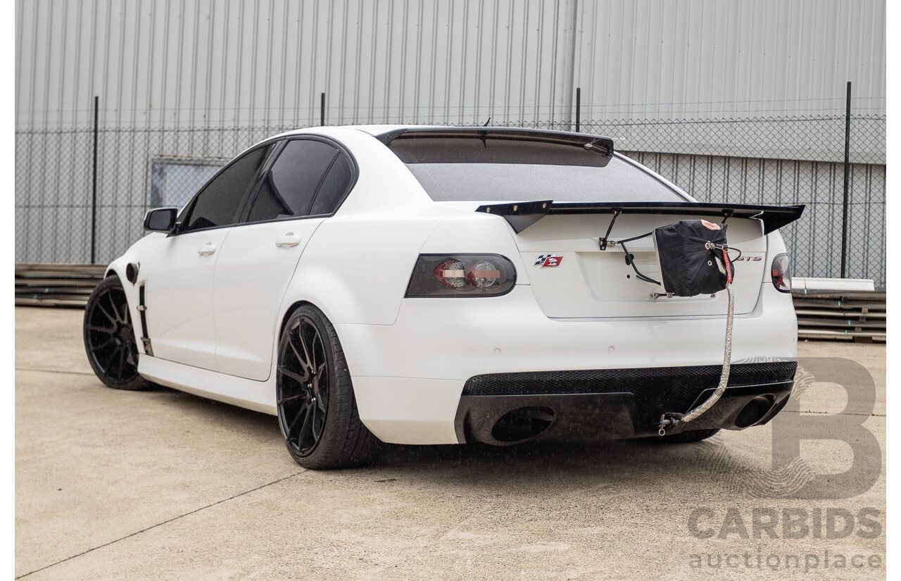 6/2009 Holden Special Vehicles HSV VE GTS MY08 Upgrade Build Number #960 4d Sedan White Turbocharged V8 1100hp+