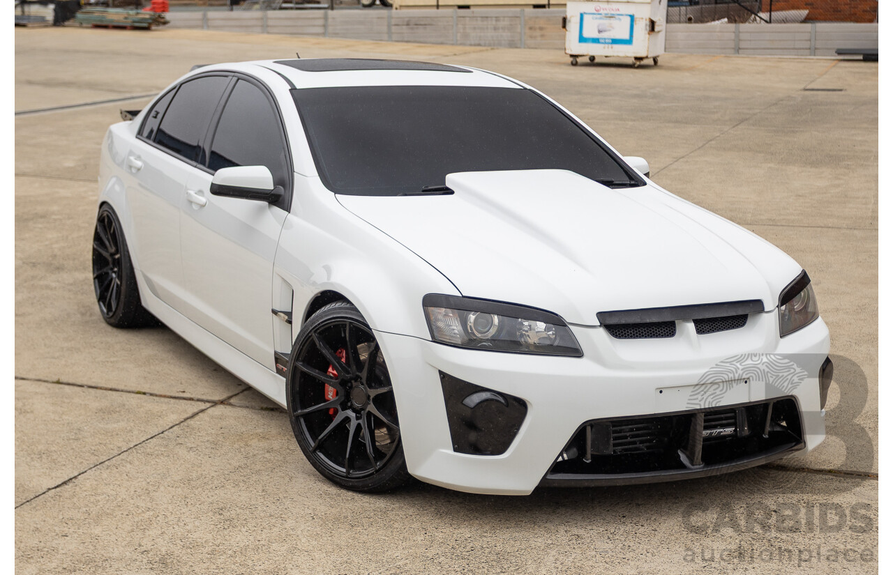 6/2009 Holden Special Vehicles HSV VE GTS MY08 Upgrade Build Number #960 4d Sedan White Turbocharged V8 1100hp+