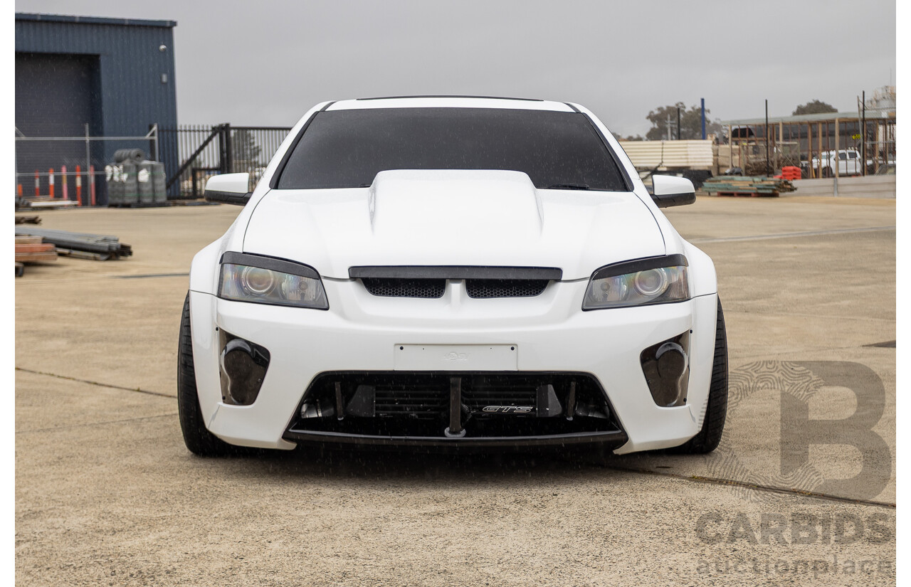 6/2009 Holden Special Vehicles HSV VE GTS MY08 Upgrade Build Number #960 4d Sedan White Turbocharged V8 1100hp+